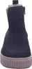 A front view of a blue Chelsea boot with a thick, ribbed sole. Voir les images du produit