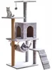 Drapak dla kota, 5 poziomów, 125 cm, domek, hamak, Podgląd zdjęcia produktu 1