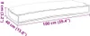 vidaXL Kissen Creme 100 x 40 x 8 cm Oxford-Stoff Produktbild-Vorschau 6