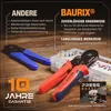 BAURIX® Sechskant Crimpzange mit 2000 Aderendhülsen Set, Produktbild-Vorschau 6