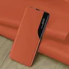 Elegante View Case Book Hülle für Honor 200 Lite - Orange Produktbild-Vorschau 6