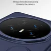 Close-up of a smartphone camera module with a dark blue protective case. Anteprima dell’immagine prodotto