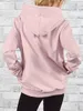 KMISSO Mädchen Pullover mit Kapuze Power Stars Lachs 140 Produktbild-Vorschau 8
