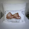 Parure de lit bébé avec nounours sur un nuage 100x135 cm Voir les images du produit 5