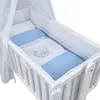 Baby-Delux Wiegenset Bettwäsche Set 6-tlg Musselin für Produktbild-Vorschau 1