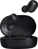 A pair of black wireless earbuds and their charging case are displayed against a white background. Podgląd zdjęcia produktu