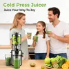 YASHE Extracteur de Jus à Froid, Slow Juicer avec Grande Voir les images du produit 2