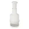 A white manual food chopper with a clear plastic container is shown against a white background. Náhled obrázku produktu