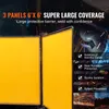 SucceBuy 6' x 6' 3-panelowy parawan spawalniczy z ramą - Podgląd zdjęcia produktu 2