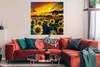 MuchoWow® Poster Gemälde - Ölfarbe - Blumen - Sonnenblume Produktbild-Vorschau 2
