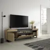 COZY Meuble TV, Banc Télé, 200x35x57cm, Pour les TV jusqu'à Voir les images du produit 3