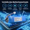 Extralink Akku für Staubsauger Roidmi Eve Plus 18650Ch-4S2P Produktbild-Vorschau 3
