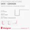 STEIGNER Duschtürdichtung UK11 90 cm (1 Stk.) Transparent - Produktbild-Vorschau 2