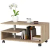 Table basse VINI avec roues en chêne sonoma - élégant et Voir les images du produit 2