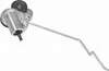 A metal adapter tool with a long metal rod attached, shown against a white background. Anteprima dell’immagine prodotto