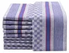 Geschirrtücher 10er Set, 45x90 cm, 100% Baumwolle, blau Produktbild-Vorschau 1
