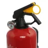 Close-up of the top part of a red fire extinguisher. Produktbild-Vorschau