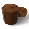 Zaokrąglone olejowane drewniane klocki wykonane z litego Podgląd zdjęcia produktu 4