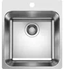 Blanco Supra 400 - Zlewozmywak, 440x500 mm, stal nierdzewna Podgląd zdjęcia produktu 1