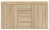 vidaXL Sideboard Sonoma-Eiche 120 x 36 x 69 cm Produktbild-Vorschau 6