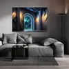 Leinwandbild Portal Neon Fantastics Abstraktion 100x70 Produktbild-Vorschau 2
