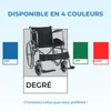 Clinicalfy Fauteuil roulant pliable Léger Àmanuelle Assise Voir les images du produit 8