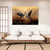 Quadro su tela Gru Natura Uccelli 60x40 Feeby Arancione Anteprima dell’immagine prodotto 2