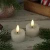 LED Teelichter LINA - Rustik-Optik - Echtwachs - Timer - Produktbild-Vorschau 4