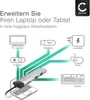 CELLONIC 4-in-1 Multi USB Port Hub - USB C zu HDMI Adapter Produktbild-Vorschau 6