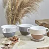 HowHomely | Suppenschüssel - Suppenteller - 500 ml - Beige Produktbild-Vorschau 4