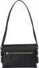 A black Guess Lefia shoulder bag shown from the back. Voir les images du produit