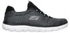 Skechers Herren-Slipper SUMMITS FORTON Schwarz-Weiß, Produktbild-Vorschau 7