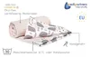 Babydecke für babys Baumwolle, 75x100, Graue Igel mit Produktbild-Vorschau 2