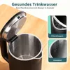 Aigostar - Doppelwand Edelstahl Wasserkocher, 2200W, 1,7 L, Produktbild-Vorschau 4
