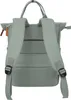 The back view of a green backpack. Podgląd zdjęcia produktu