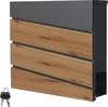 ML-Design Briefkasten mit Zeitungsfach, 37x37x11 cm, Produktbild-Vorschau 1