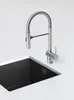 A modern kitchen faucet and sink. Podgląd zdjęcia produktu