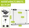 BOMI® Türschutzgitter zum Klemmen 63-251 cm | Ohne Bohren | Produktbild-Vorschau 2