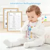 Montessori Babyspielzeug, Silikon Greifspielzeug mit Produktbild-Vorschau 2