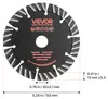 VEVOR, 5 disques de coupe diamant de 133 mm, lames de scie Voir les images du produit 8