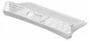 A white plastic lint filter for a washing machine or dryer. Produktbild-Vorschau