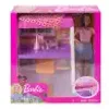 Barbie Deluxe-Set Meubles lit haut/table et poupée Voir les images du produit 15