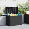 vidaXL Gartentruhe Anthrazit 78x44x55 cm Produktbild-Vorschau 2