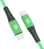 USB-C zu USB-C Kabel 480mbps 60W mit Metall Stecker - Grün Produktbild-Vorschau 1