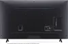 The back of a black LG television is shown, displaying various ports and connections. Produktbild-Vorschau