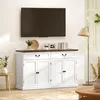 HOMCOM Buffet salon avec 4 portes, meuble de rangement Voir les images du produit 8