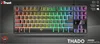 TRUST Trust GXT 833 Thado klávesnica Herná USB Nemecká Náhľad obrázku produktu 15