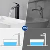 Cecipa Wasserfall Wasserhahn Bad Waschtischarmatur Matt Produktbild-Vorschau 10