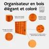 Woodweaver | Étagère murale en bois 28 compartiments | Voir les images du produit 4