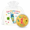 MilaBoo® Glücksmünze zur Einschulung – Geschenk mit Karte Produktbild-Vorschau 1